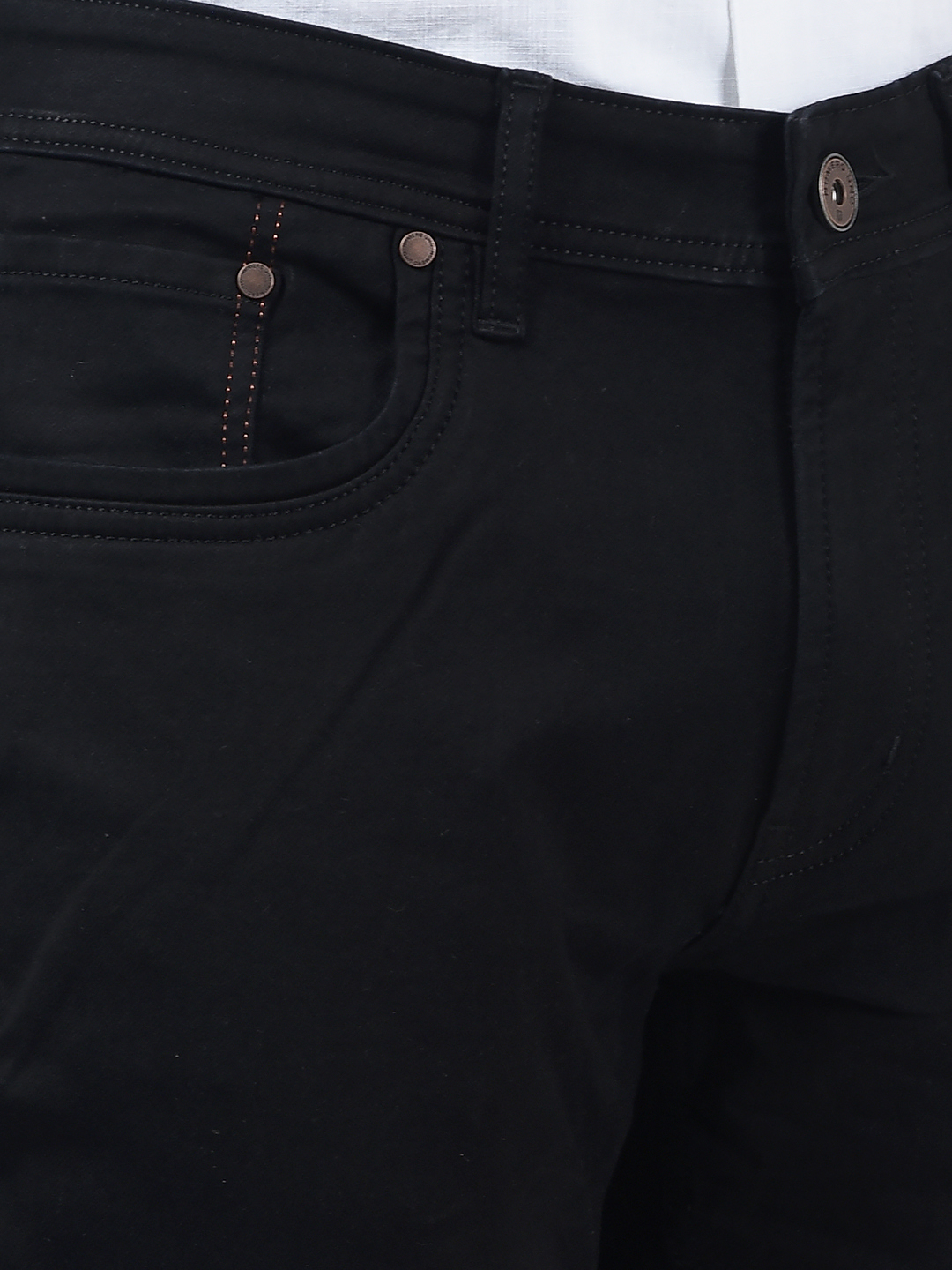 Numero Uno Men Solid Black Jeans